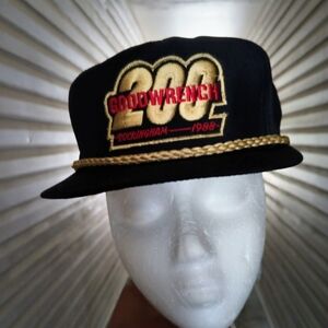 Vintage 1988 Goodwrench 200 Racing Rope Snapback Hat